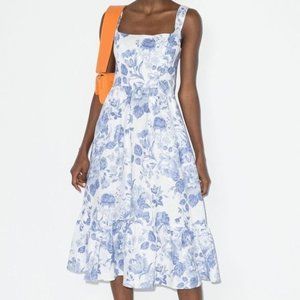 Reformation Bucatini Floral Linen Dress Sz 2